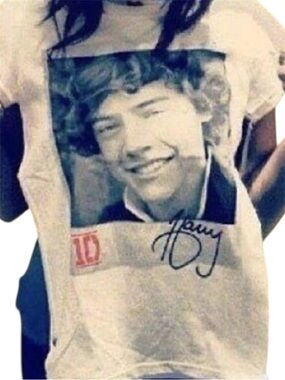 One Direction Old Glory Tour Polaroid Harry Styles Vintage Concert T-shirt